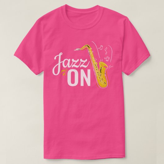 Jazz aan t-shirt (Design voorkant)