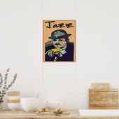 Jazz Abstract Poster (Keuken)