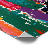 Jazz Abstracte Kunstprint Matisse-Geïnspireerde Mu Poster (Hoek)