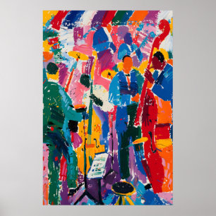 Jazz Abstracte Kunstprint Matisse-Geïnspireerde Mu Poster