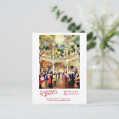  jazz-advertentie Restaurant Frascati Briefkaart (Staand voorkant)