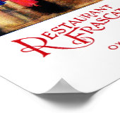 jazz-advertentie Restaurant Frascati Poster (Hoek)