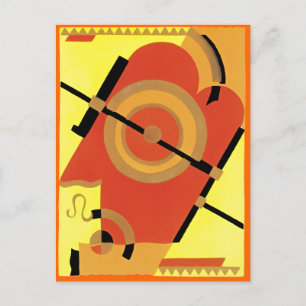 Jazz Age Art Deco Abstract Briefkaart