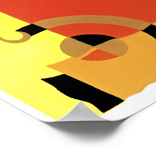 Jazz Age Art Deco Abstract Poster (Hoek)