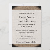 Jazz Age Art Deco huwelijksuitnodigingen Kaart (Achterkant)