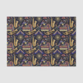 Jazz Age Celebration Pattern Tissuepapier (Voorkant)