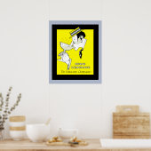 Jazz age deco Art lemonade Champagne, 24 x 20 inch Poster (Keuken)