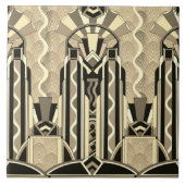 Jazz Age Deco Tegeltje (Voorkant)