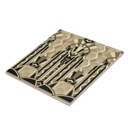 Jazz Age Deco Tegeltje (Zijkant)