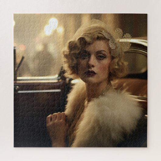 Jazz Age Elegantie: jaren '20 Flapper Glamour Legpuzzel (Verticaal)