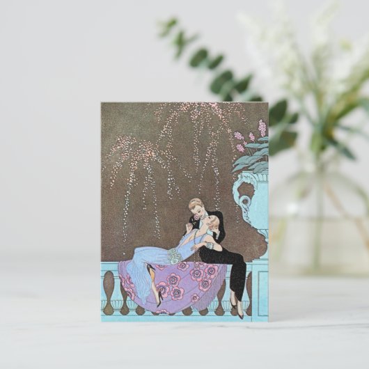 Jazz Age Fireworks Briefkaart (Staand voorkant)