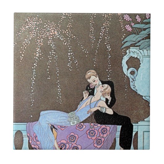 Jazz Age Fireworks Tegeltje (Voorkant)