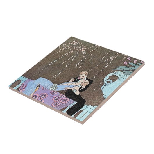 Jazz Age Fireworks Tegeltje (Zijkant)