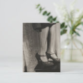Jazz Age Flapper Girl Briefkaart (Staand voorkant)