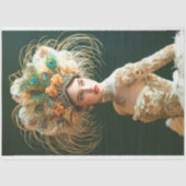 Jazz Age Flapper met Grace Decoupage Tissuepapier (Voorkant)