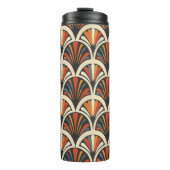 Jazz Age Glam Herhalingspatroon Thermosbeker (Voorkant)