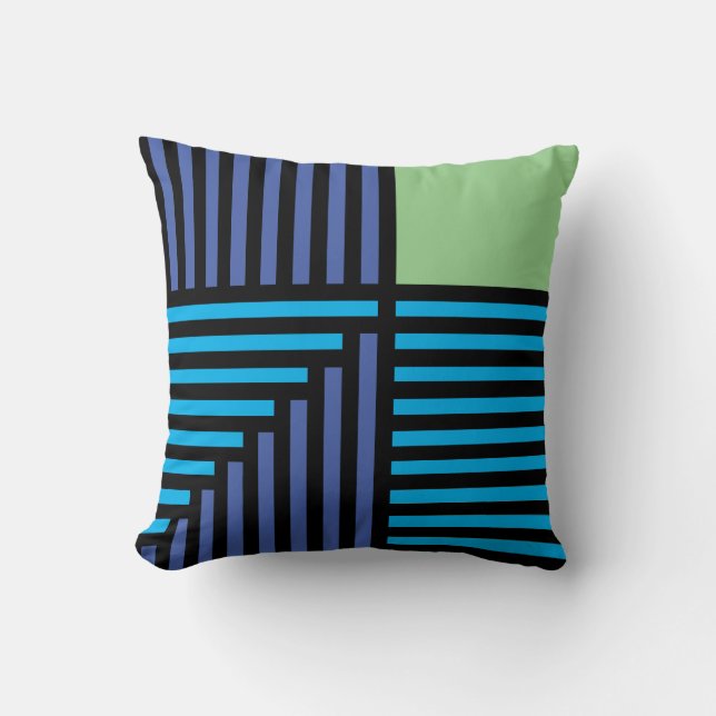 ''Jazz Age & Green Grass''' Kussen (Voorkant)