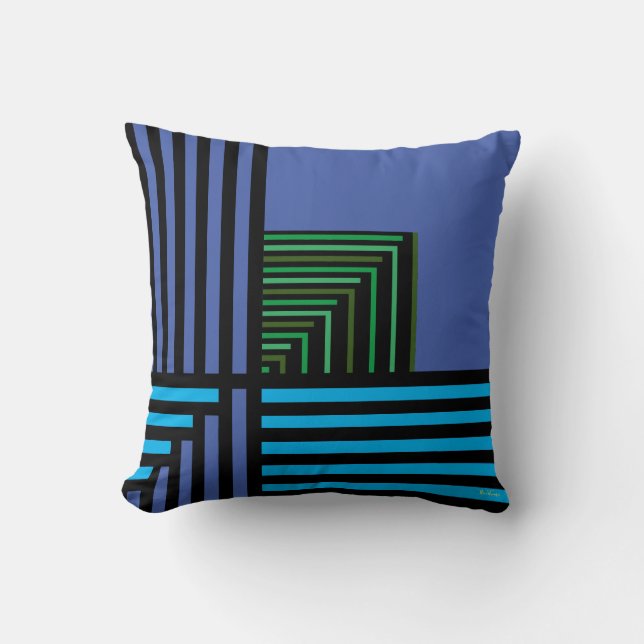 Jazz Age, Morning'' Kussen (Voorkant)