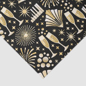 Jazz Age Nieuwjaars Patroon Tissuepapier (Detail)