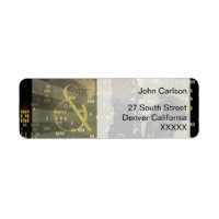 Jazz Age Saxofoon City Skyline Bruiloft Set