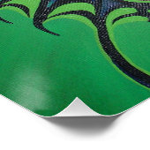 Jazz Age Showgirl Flapper Wearing Butterfly Wings Perfect Poster (Hoek)