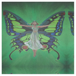 Jazz Age Showgirl Flapper Wearing Butterfly Wings Stof