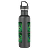 Jazz Age Showgirl Flapper Wearing Butterfly Wings Waterfles (Achterkant)