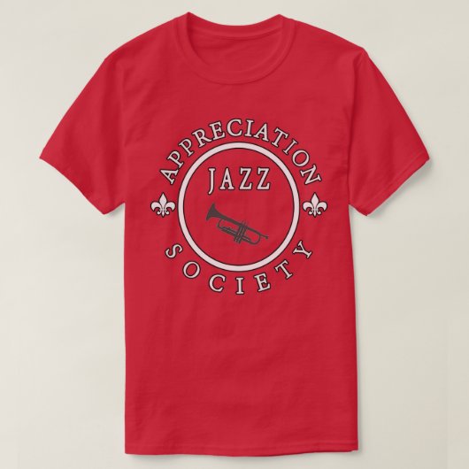 Jazz Appreciation Society T-shirt (Design voorkant)