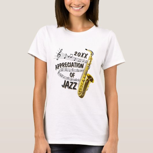 Jazz Appreciation  T-shirt (Voorkant)