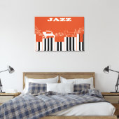 Jazz Art Canvas Afdruk (Insitu (Slaapkamer))