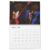Jazz Art van E.J. Gold Kalender (Feb 2026)