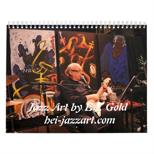 Jazz Art van E.J. Gold Kalender (Hoes)