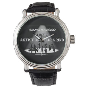 JAZZ Artist op hun MAN  WATCH Horloge