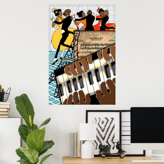 Jazz Babies Ball Poster (Thuiskantoor)