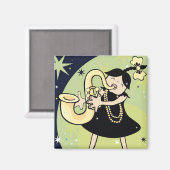 jazz baby magneet (Voorkant / Achterkant)