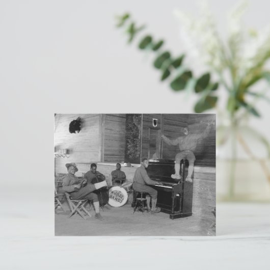 Jazz Band, 1918 Briefkaart (Staand voorkant)