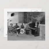 Jazz Band, 1918 Briefkaart (Voorkant / Achterkant)