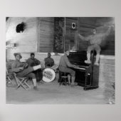 Jazz Band, 1918.  foto Poster (Voorkant)