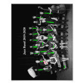 Jazz Band 2019-2020 B&W Foto Afdruk (Voorkant)