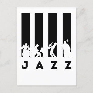 Jazz Band Briefkaart
