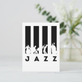 Jazz Band Briefkaart (Staand voorkant)