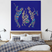 Jazz Band Canvas Afdruk (Insitu (Slaapkamer))