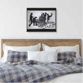 JAZZ Band Canvas Afdruk (Insitu (Slaapkamer))