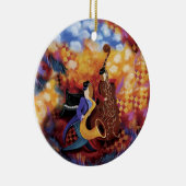 Jazz Band Colorful Music Ornament (Rechts)
