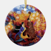 Jazz Band Colorful Music Ornament (Voorkant)
