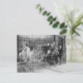 Jazz Band Entertainment Polar Beren, 1925 Briefkaart (Staand voorkant)