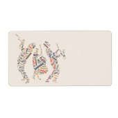 Jazz Band Etiket (Voorkant)