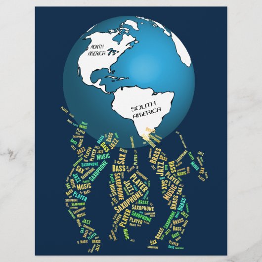 Jazz Band Flyer (Voorkant)