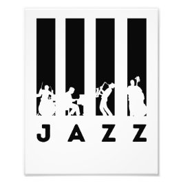 Jazz Band Foto Afdruk