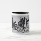 Jazz Band Instruments Muziek Mok (Midden)